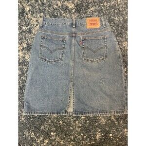 Levi’s Denim Skirt Women’s 10 MIS Vintage 90s Y2K Blue Jean Knee Length